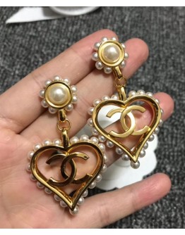 C-C Earrings AB2597 Golden