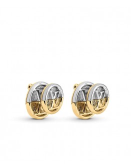 Louis Vuitton L To V Earrings Golden
