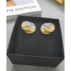 Louis Vuitton L To V Earrings Golden