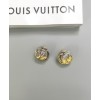 Louis Vuitton L To V Earrings Golden