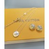 Louis Vuitton L To V Earrings Golden