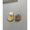 Louis Vuitton L To V Earrings Golden
