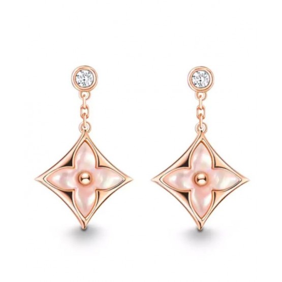 Louis Vuitton Color Blossom BB Star Ear Stud Q96667 Red