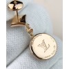 Louis Vuitton Color Blossom Long Earrings Pink Gold White Mother-Of-Pearl And Diamonds Golden