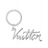 Louis Vuitton LV Autograph Keychain Silver