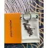 Louis Vuitton LV Autograph Keychain Silver
