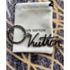 Louis Vuitton LV Autograph Keychain Silver