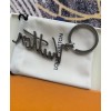 Louis Vuitton LV Autograph Keychain Silver