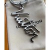 Louis Vuitton LV Autograph Keychain Silver