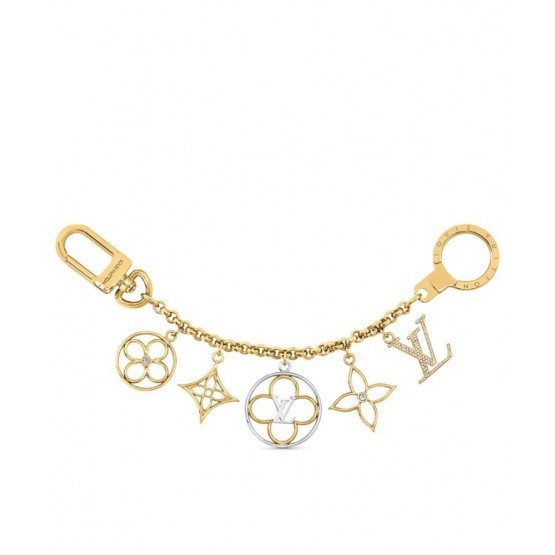 Louis Vuitton Flower Finesse Chain Bag Charm Golden