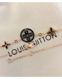 Louis Vuitton Idylle Blossom Xl Necklace 3 Golds And Diamonds Golden