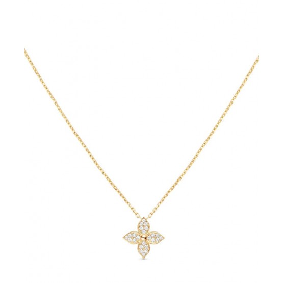 Louis Vuitton Star Blossom Pendant Pink Gold And Diamonds