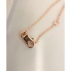 Louis Vuitton Color Blossom Lariat Necklace Pink Gold White Mother-Of-Pearl And Diamond Red