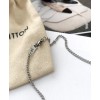 Louis Vuitton Pin Lock Necklace Chain Black