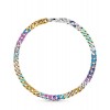 Louis Vuitton Chain Links Patches Necklace Polychrome