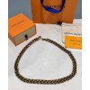 Louis Vuitton Chain Links Patches Necklace Polychrome