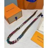 Louis Vuitton Chain Links Patches Necklace Polychrome