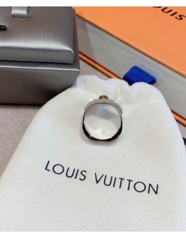 Louis Vuitton Nanogram Ring Silver