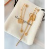 Louis Vuitton Mini LV Mismatched Earrings Golden