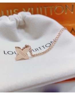 Louis Vuitton Star Blossom Pendant Pink Gold And Diamonds Red
