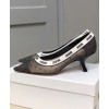 Dior Black And Nude Jadior Plumetis Pump Black