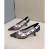 Dior Black And Nude Jadior Plumetis Pump Black