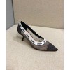Dior Black And Nude Jadior Plumetis Pump Black