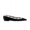 Dior JAdior Embroidered Ballet Flat Black