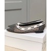 Dior Black And Nude Jadior Ballerina Plumetist Flat Black