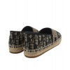 Dior Deep Blue Dior Granville Dior Oblique Embroidered Cotton Espadrille Dark Blue