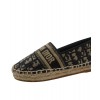 Dior Deep Blue Dior Granville Dior Oblique Embroidered Cotton Espadrille Dark Blue