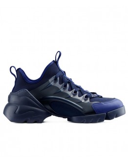 Dior Indigo Blue D-Connect Neoprene Sneaker