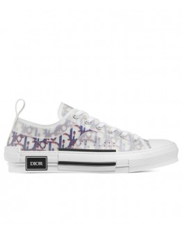Dior B23 Low-Top Sneaker In Blue Dior Oblique