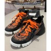 Dior Ochre D-Connect Fireworks Neoprene Sneaker Orange