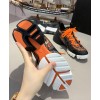 Dior Ochre D-Connect Fireworks Neoprene Sneaker Orange