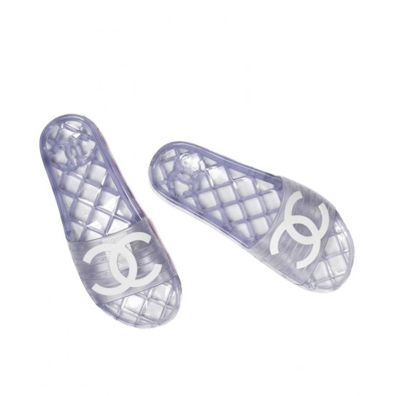 C-C Women Clear Jelly Slides