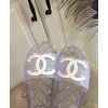 C-C Women Clear Jelly Slides