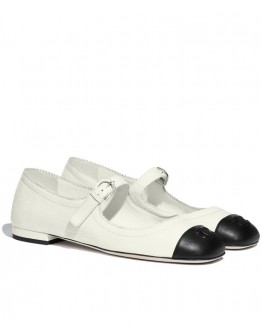 C-C Women Mary Janes White