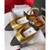 C-C Women Mary Janes Golden