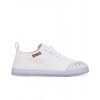 Fendi White canvas low-tops