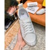 Fendi White canvas low-tops