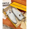 Fendi White canvas low-tops