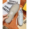 Fendi White canvas low-tops