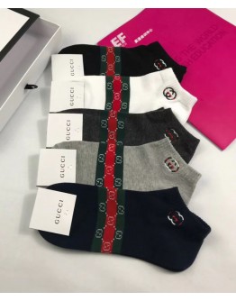 Gucci Short Socks With GG Logo