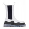 Bottega Veneta Women BV Tire Boots White