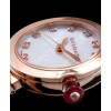 Bvlgari Lvcea 18ct pink-goldstainless steel and diamond watch White