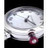 Bvlgari Lvcea 18ct pink-goldstainless steel and diamond watch White