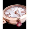 Bvlgari sliver stainless steel and diamond watch White