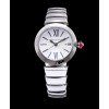 Bvlgari golden stainless steel and diamond watch White