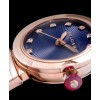 Bvlgari golden stainless steel and diamond watch Blue